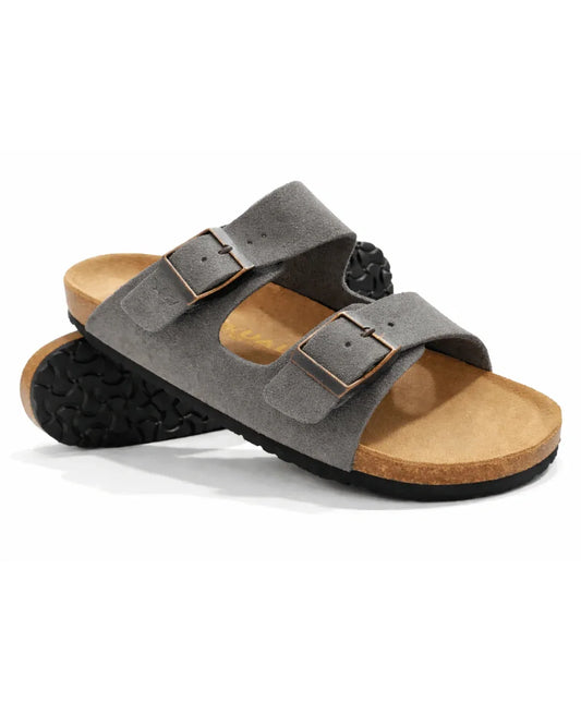 Amalfi Double Strap Sandal 2.0 - Grey