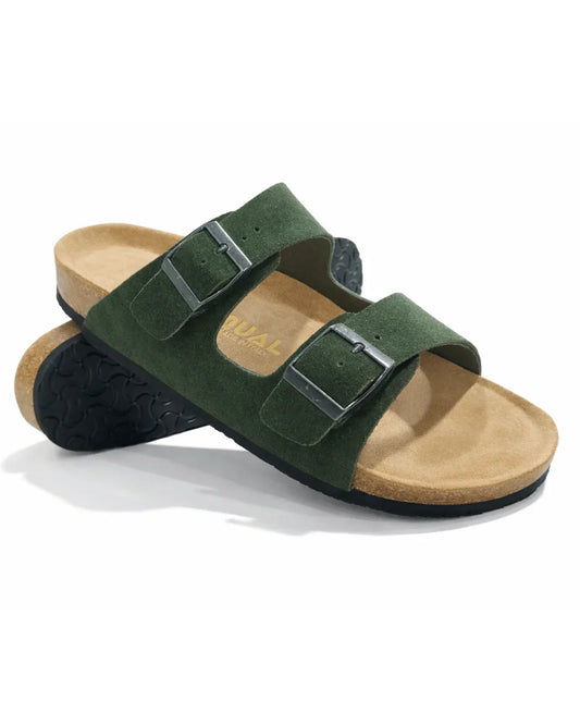 Amalfi Double Strap Sandal 2.0 - Olive Green