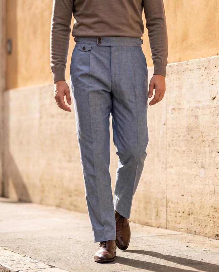 Gurkha Trousers, Blue