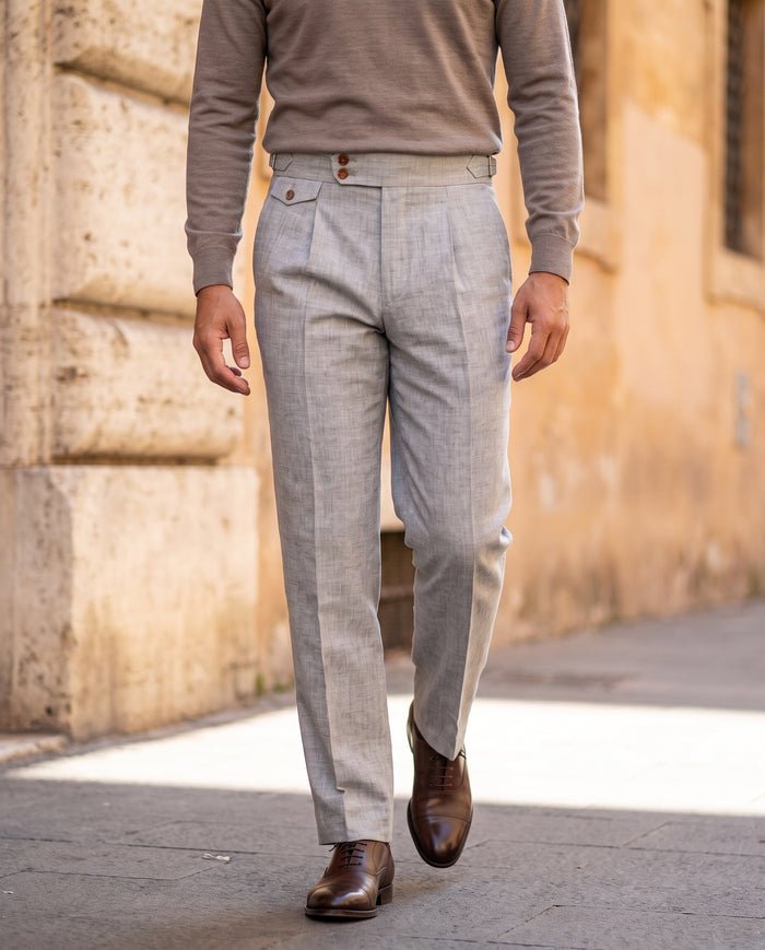 Gurkha Trousers, Light Grey