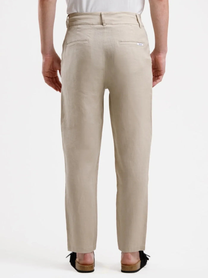 Linen Trousers, Beige