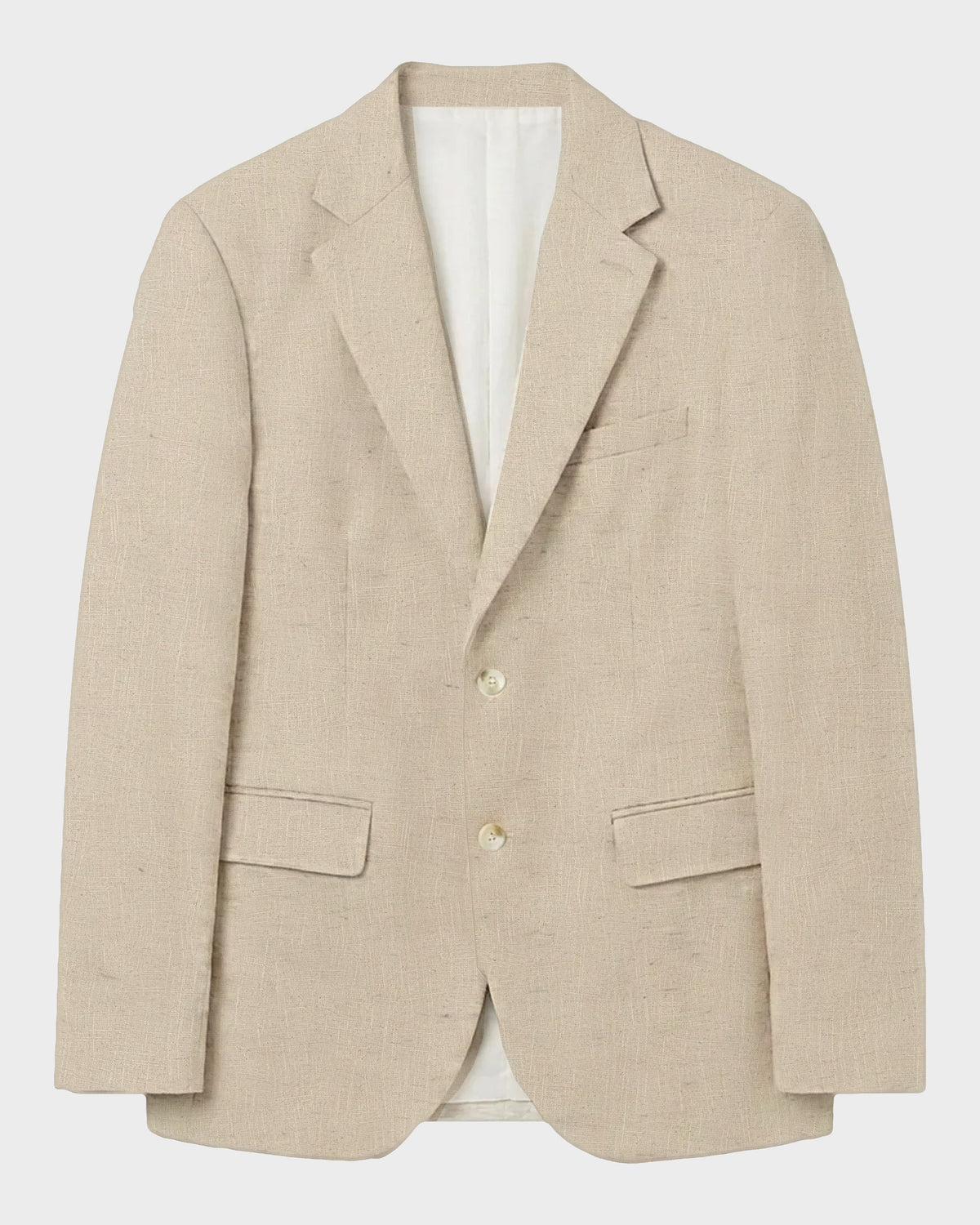 Linen Blazer, Sand