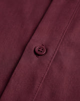 Fermo Non-Iron Stretch Long Sleeve Shirt - Maroon view 5