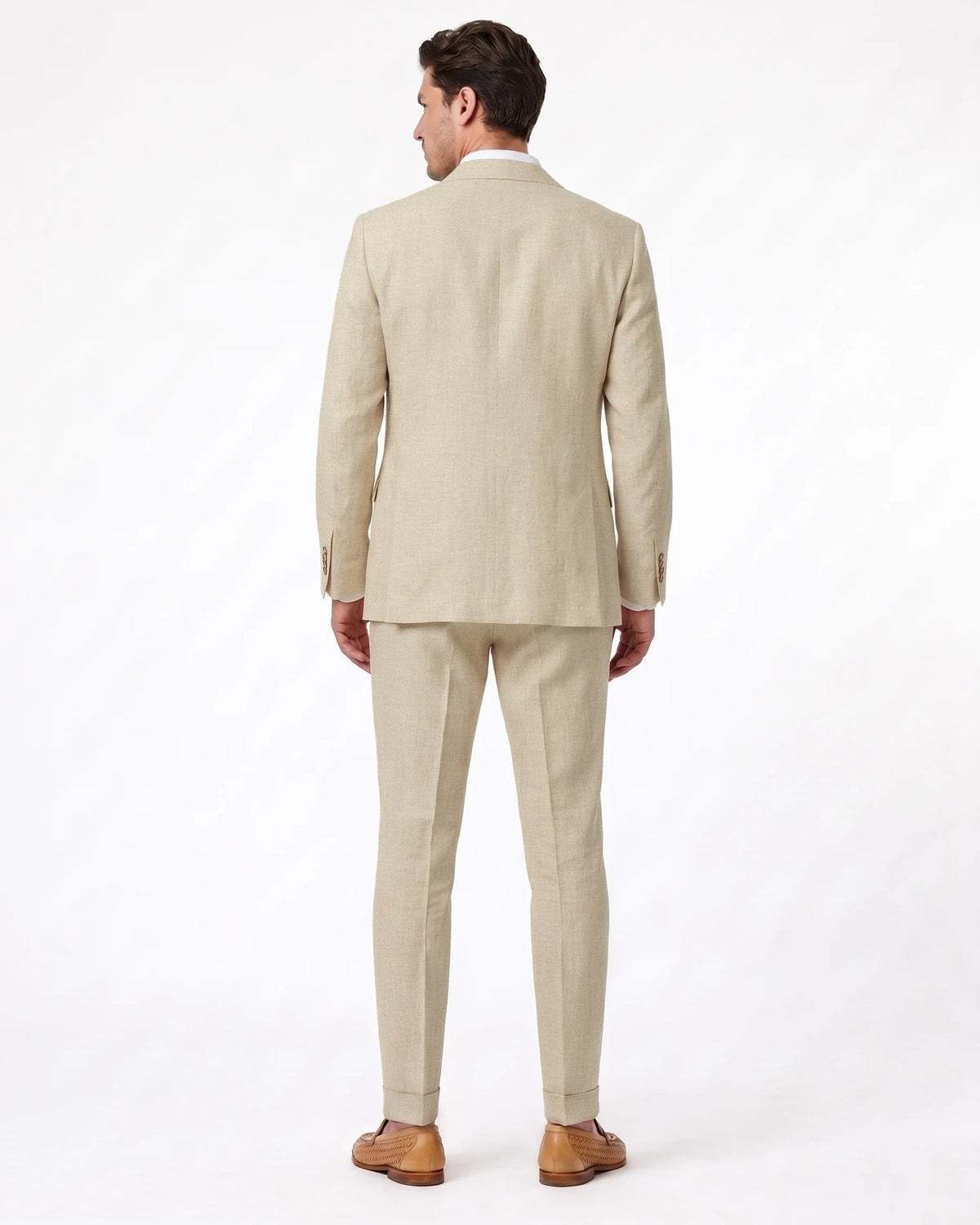 Linen Blazer, Sand