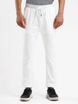Corduroy Trouser - White view 1