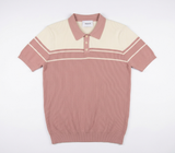 Rose Colorblock Knit Polo view 1