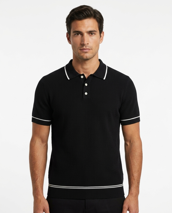 Polo Bordo Nero