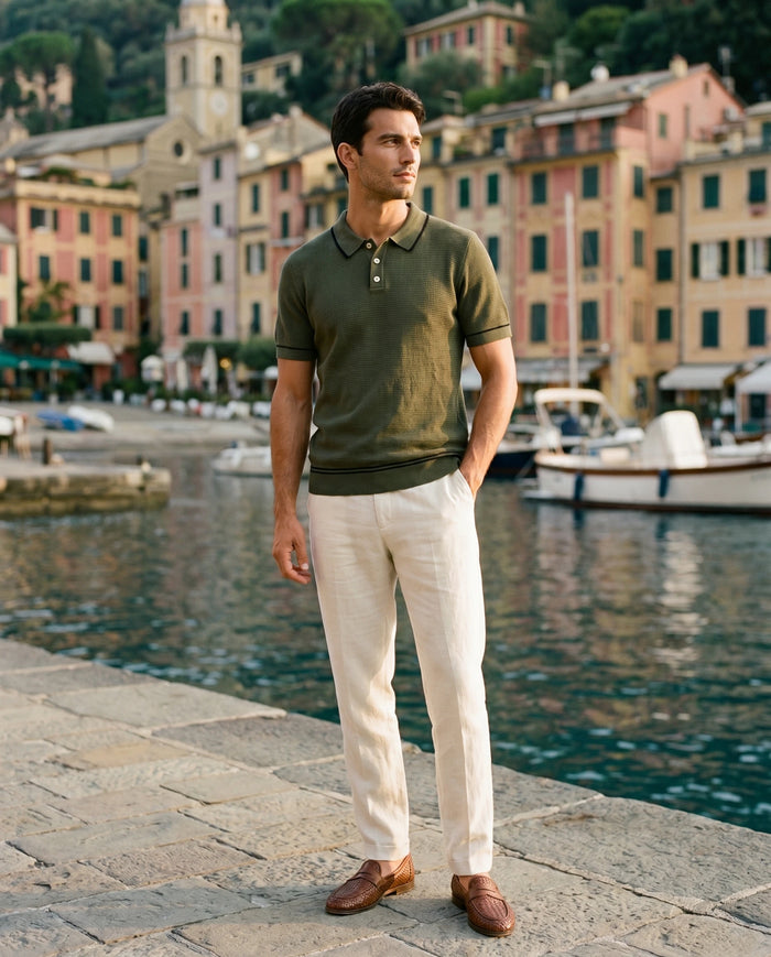 Polo Bordo Verde