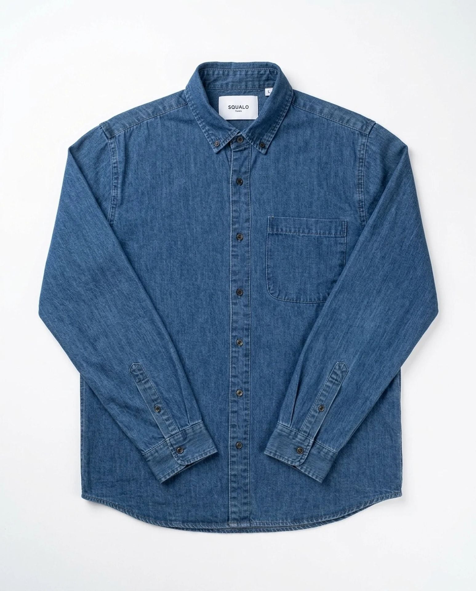Denim Collar Shirt