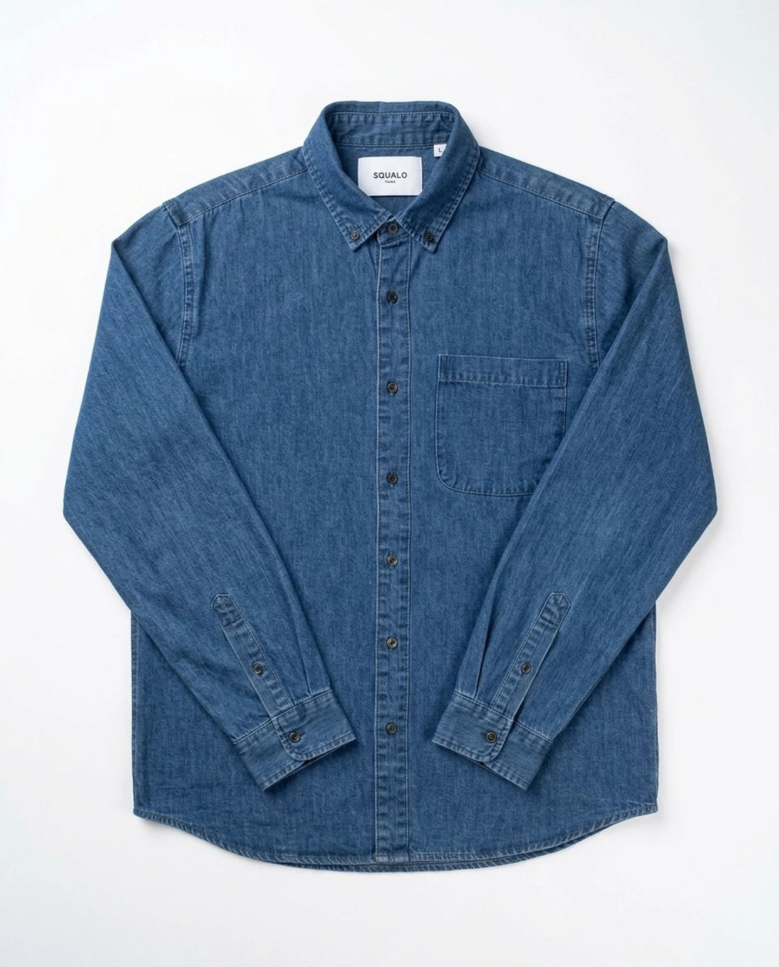 Denim Collar Shirt
