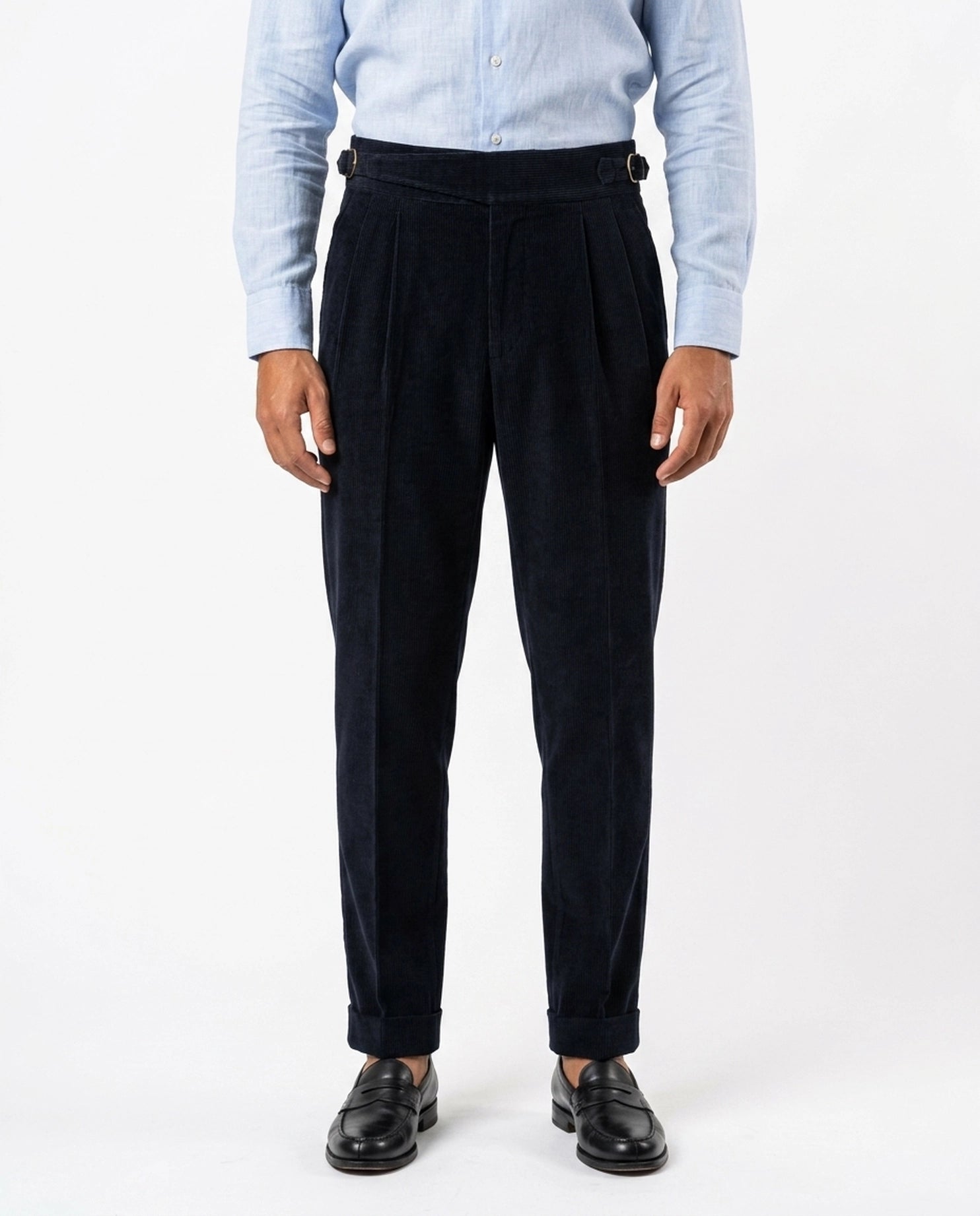 Verona Corduroy Pleated Trouser