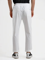Corduroy Trouser - White view 2