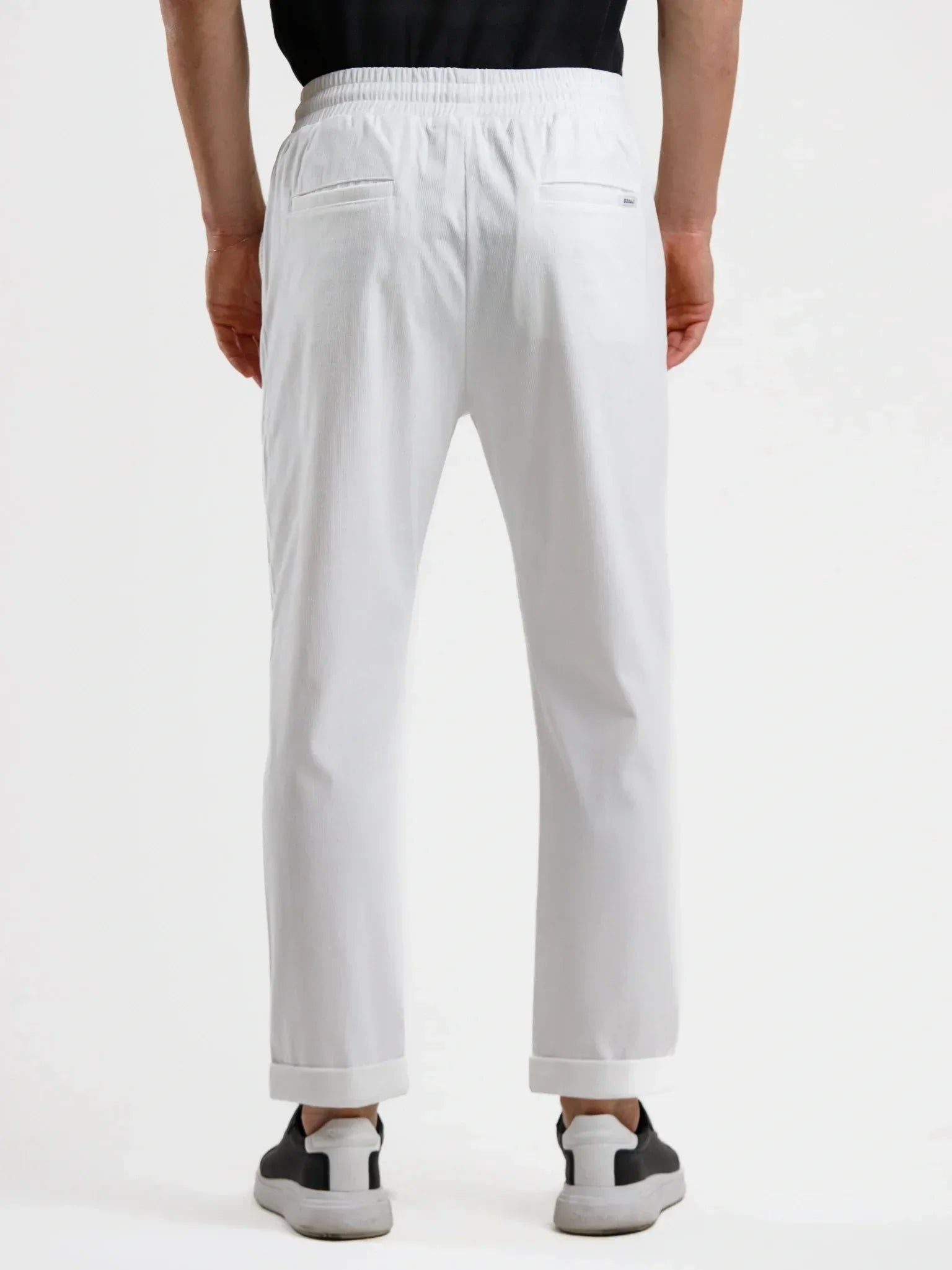 Corduroy Trouser - White