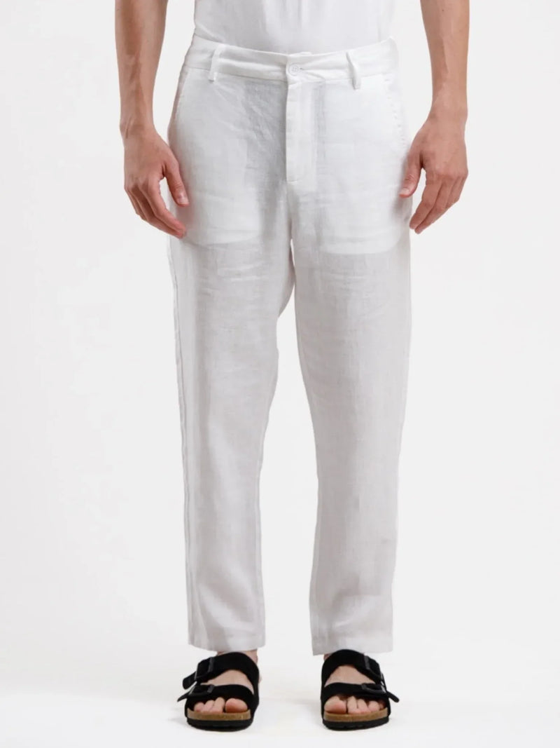 Linen Trouser - White
