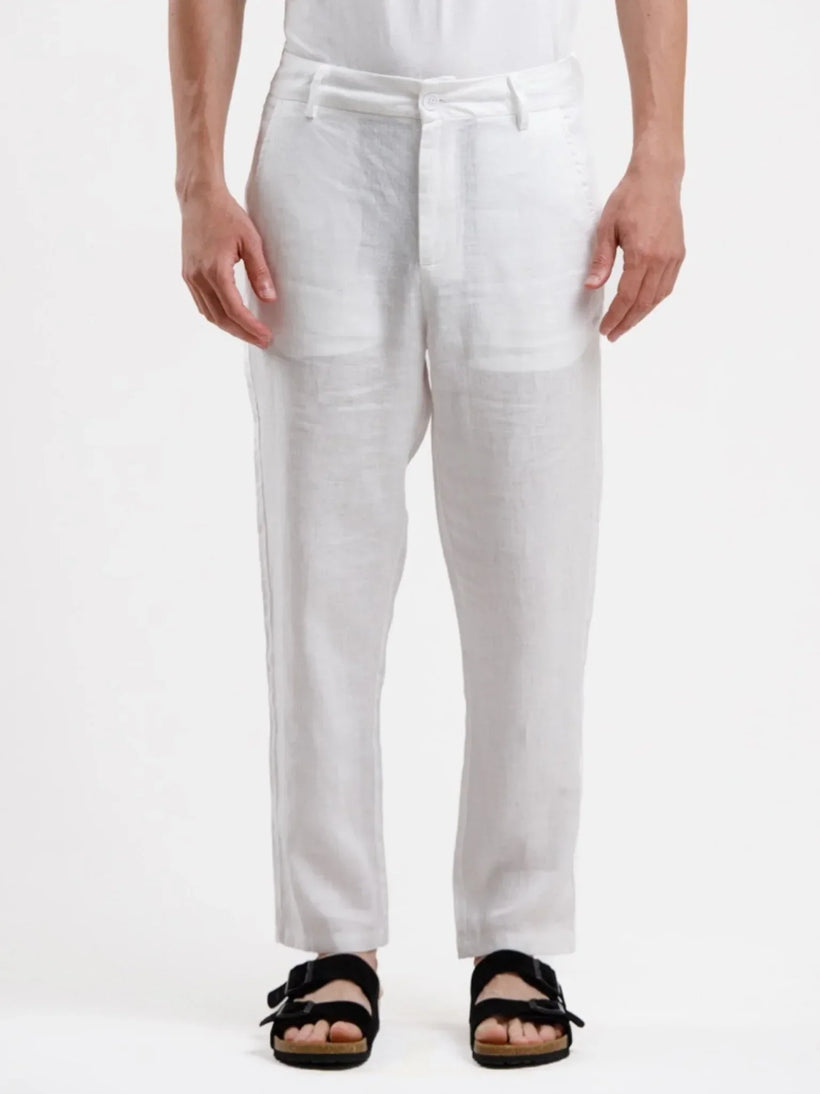 Linen Trouser - White