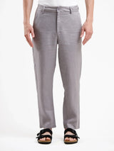 Linen Trouser - Grey view 1