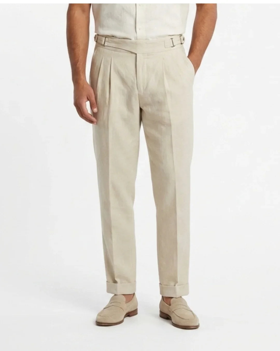 Verona Corduroy Pleated Trouser