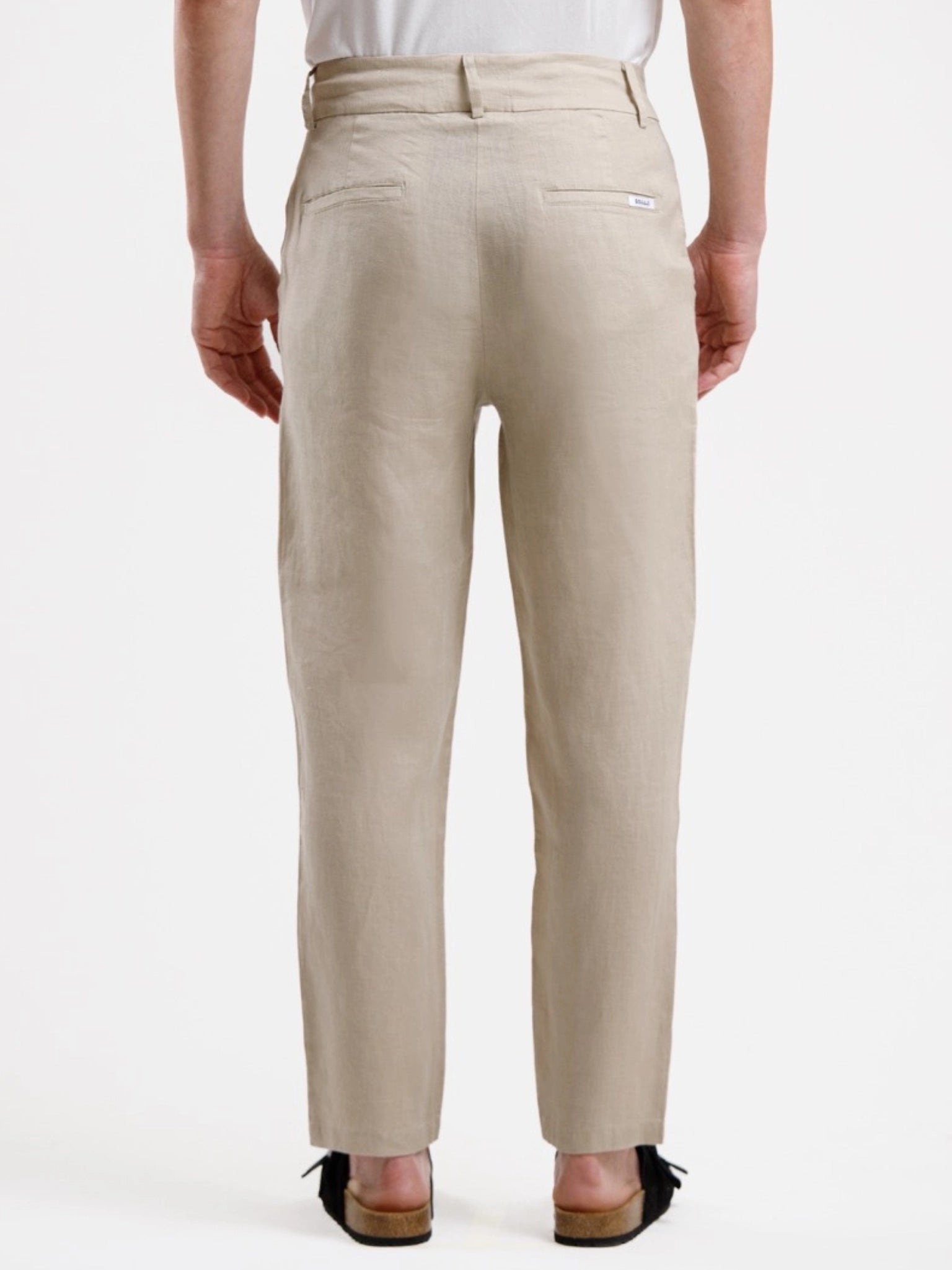 Pure Linen Trouser - Beige