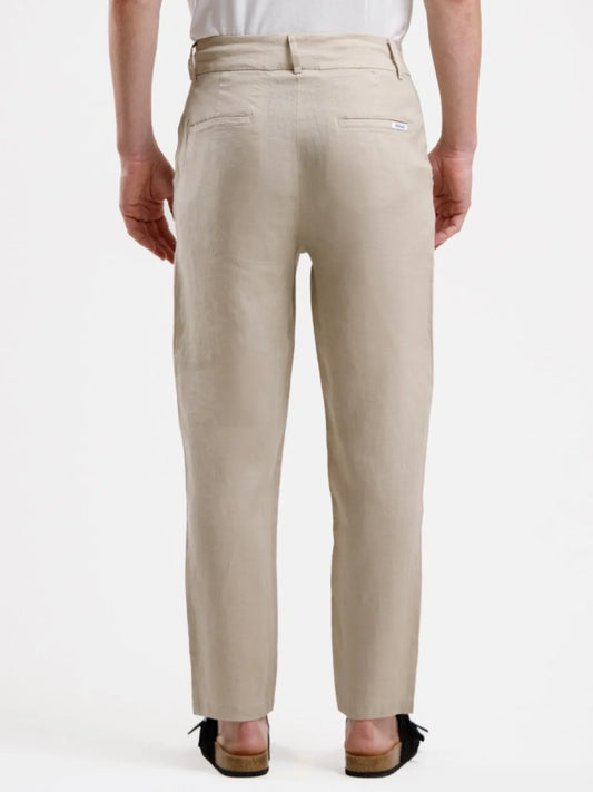 Pure Linen Trouser - Beige
