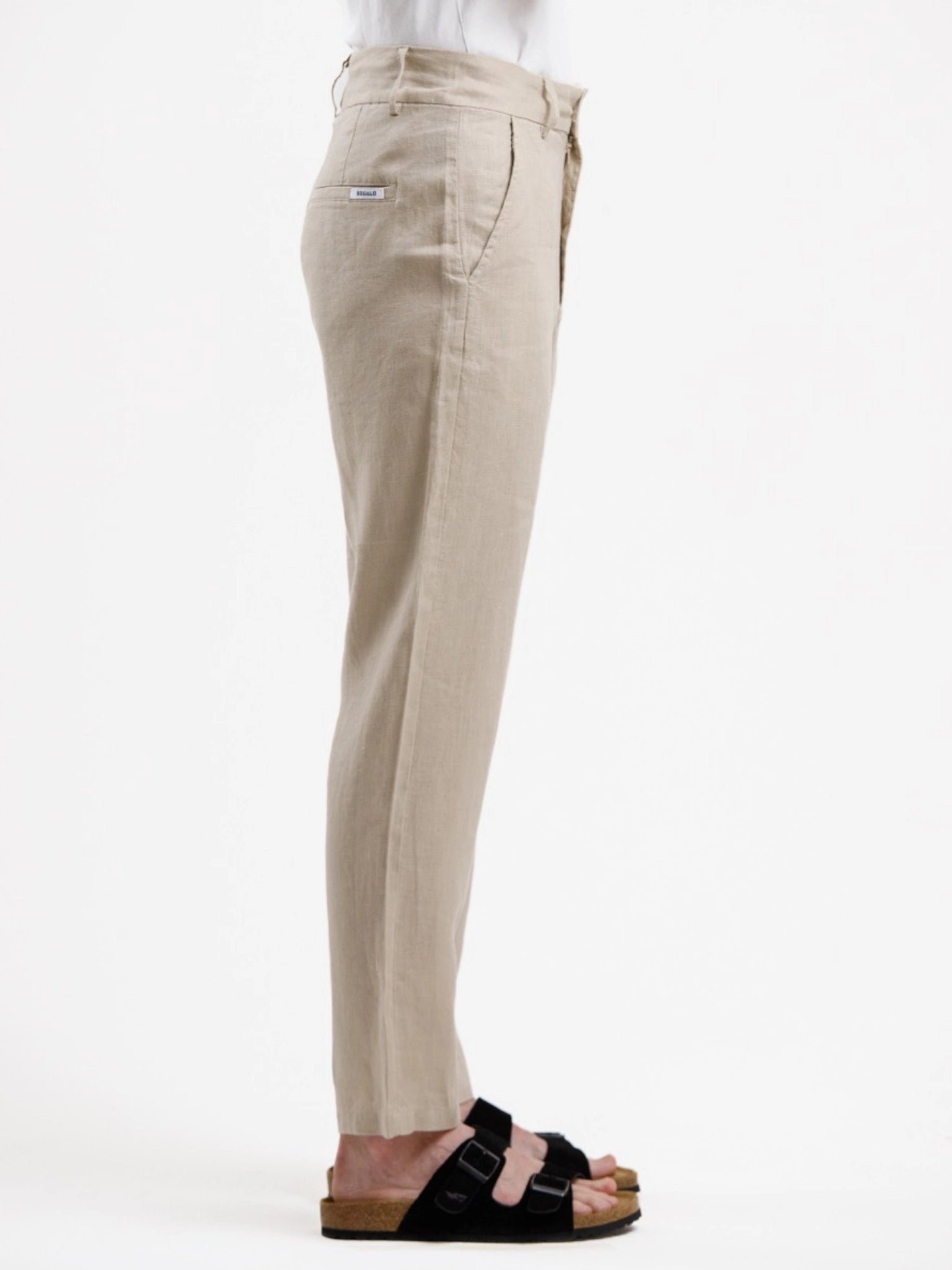 Pure Linen Trouser - Beige