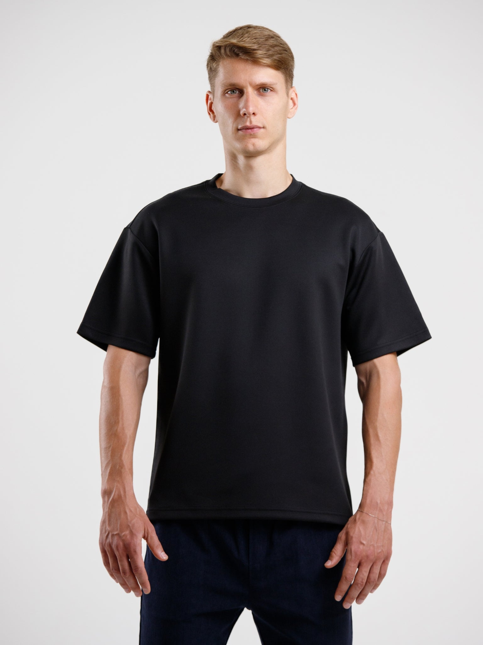 Oversized Luxury Tee - Black