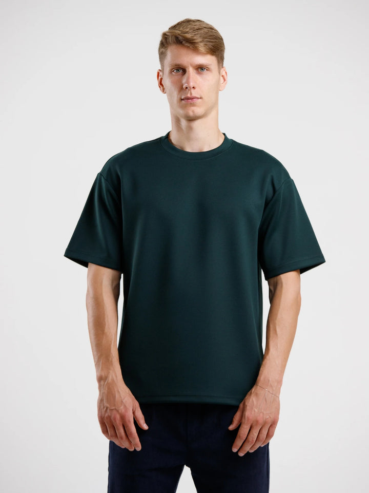 Oversized Luxury Tee - Dark Green