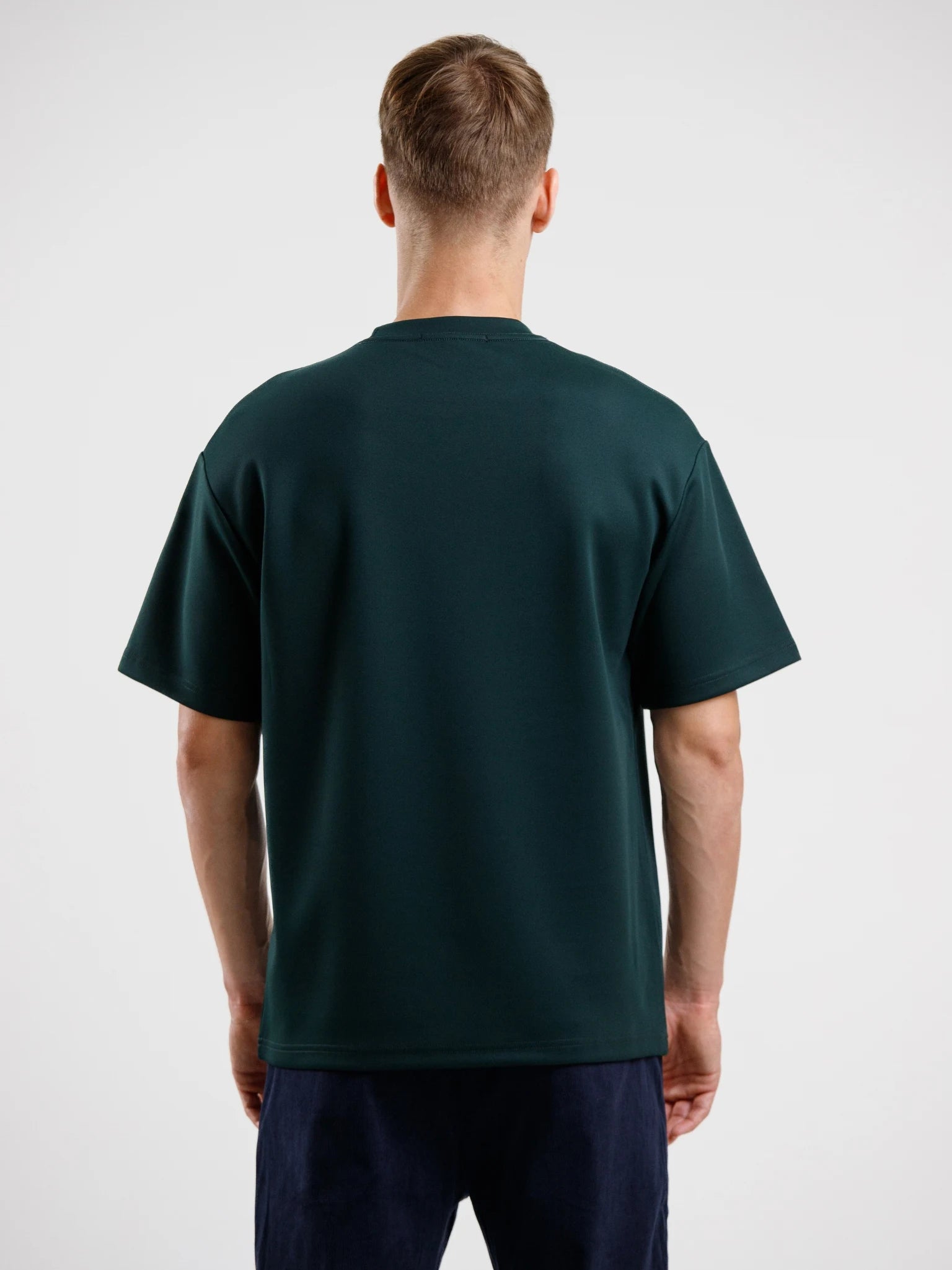 Oversized Luxury Tee - Dark Green