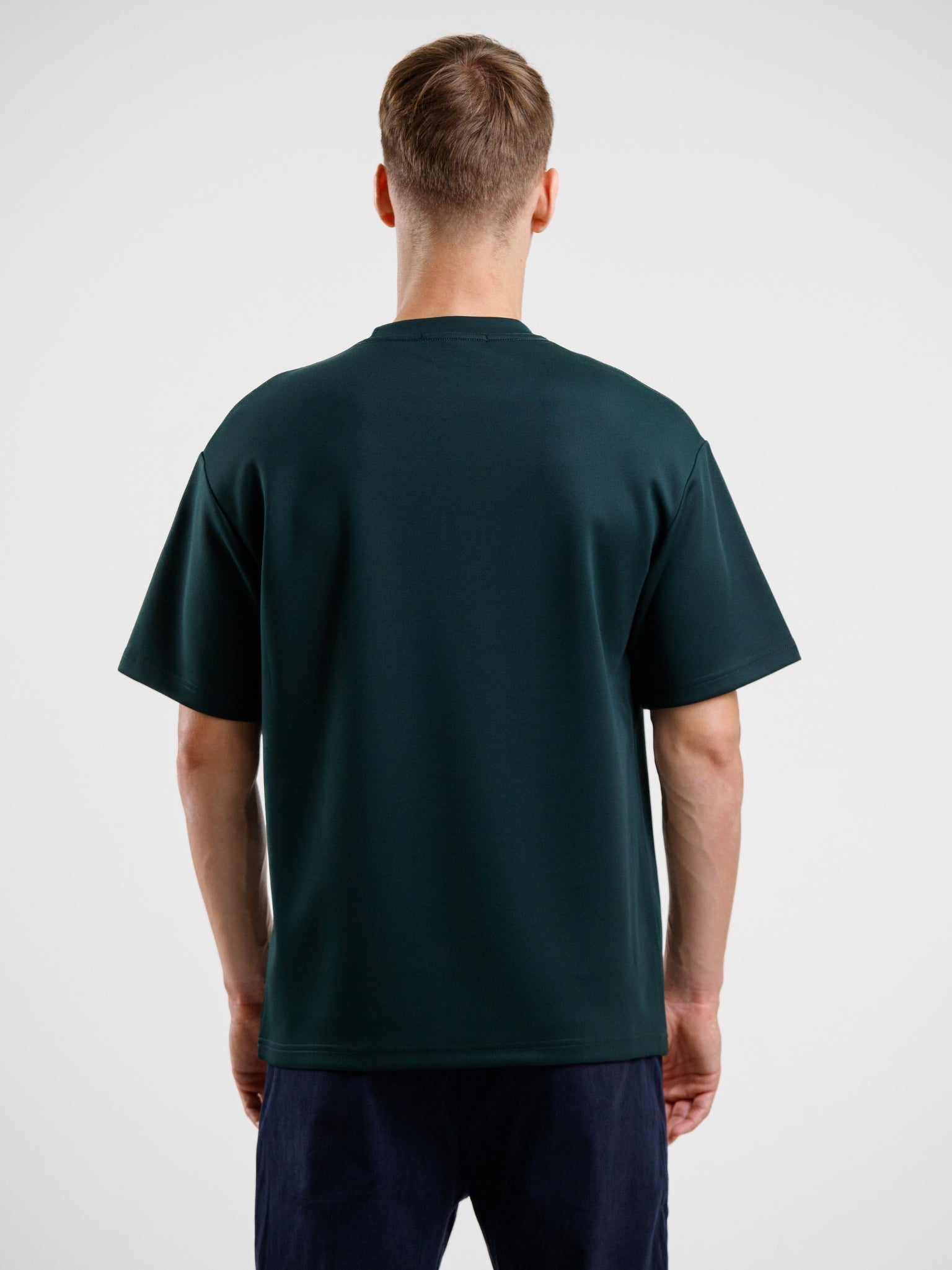 Oversized Luxury Tee - Dark Green