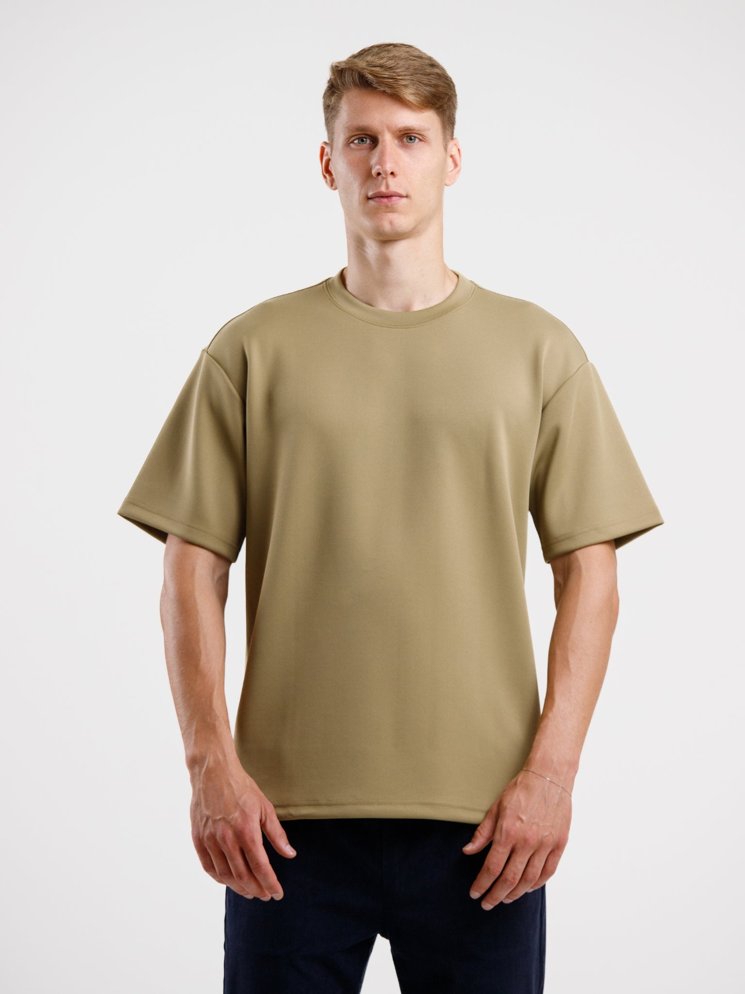 Oversized Luxury Tee - Khaki