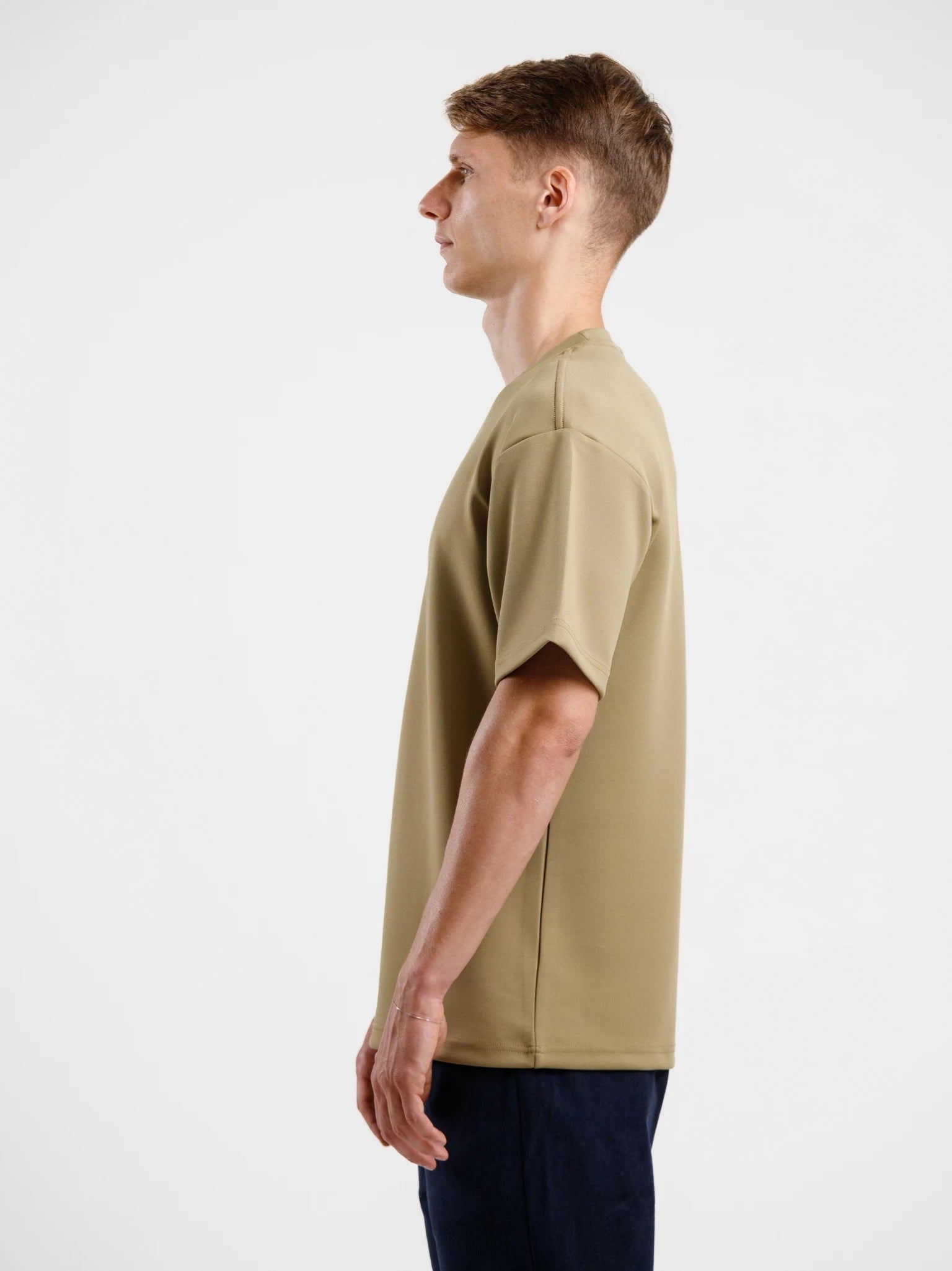 Oversized Luxury Tee - Khaki