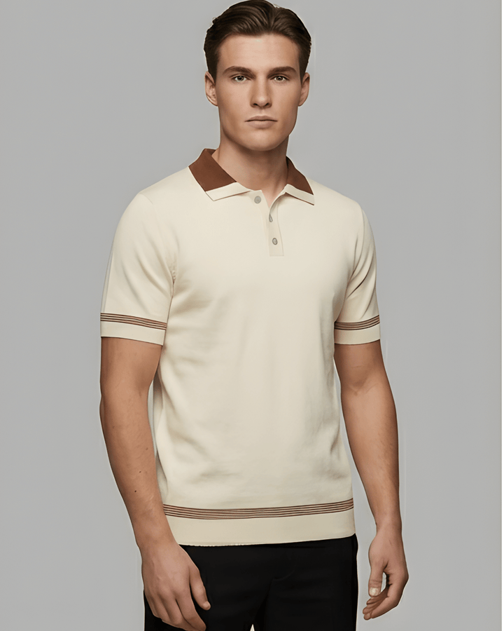 Plain Knit Polo