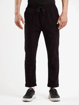 Corduroy Trouser - Black view 1