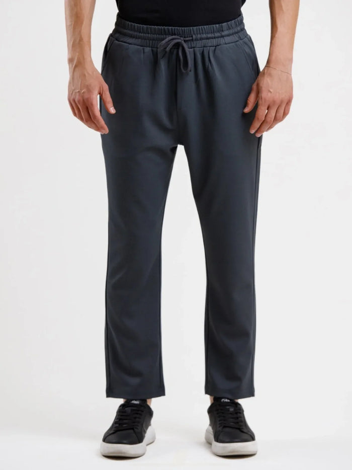 Tapered Stretch Trouser - Grey