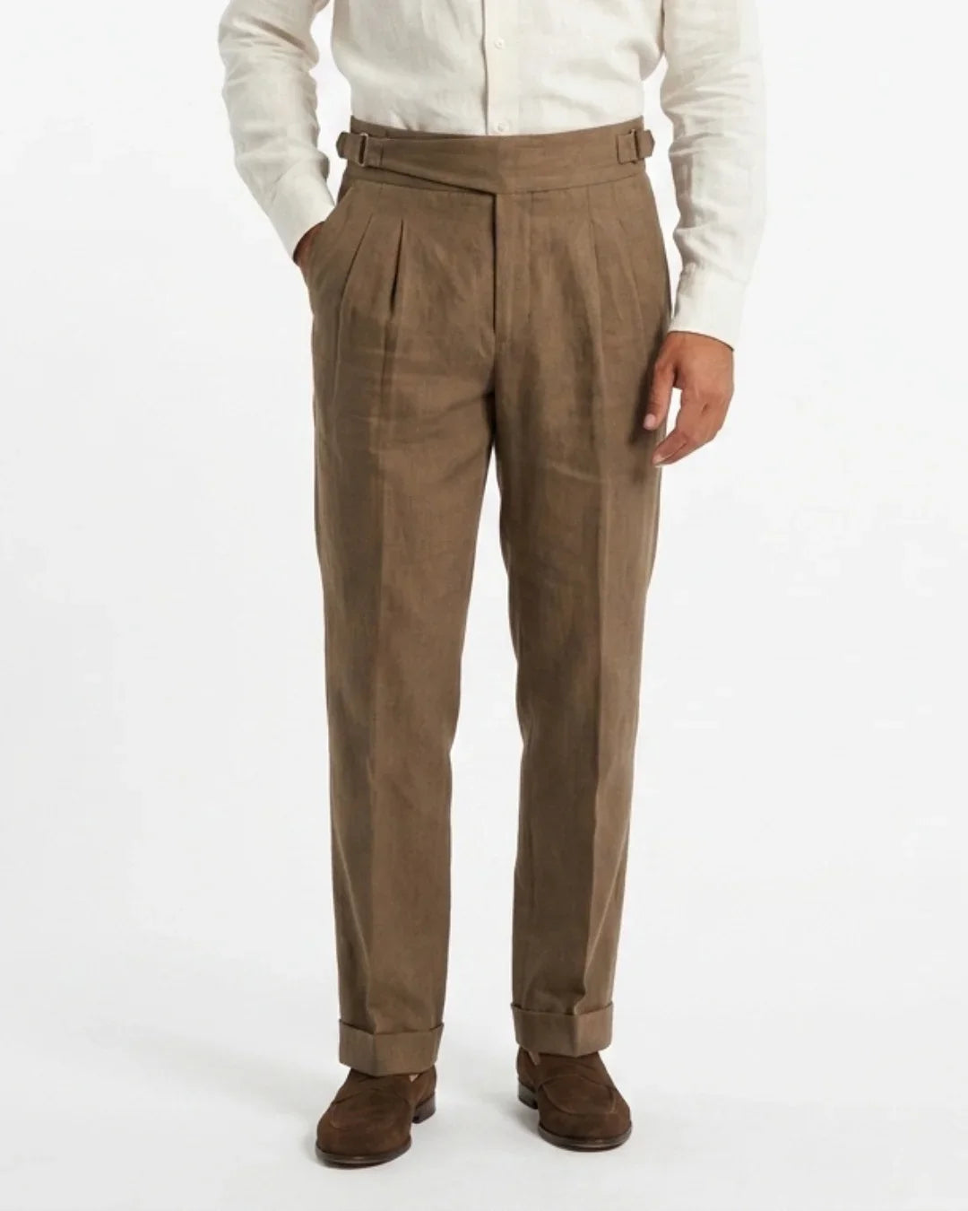 Verona Corduroy Pleated Trouser