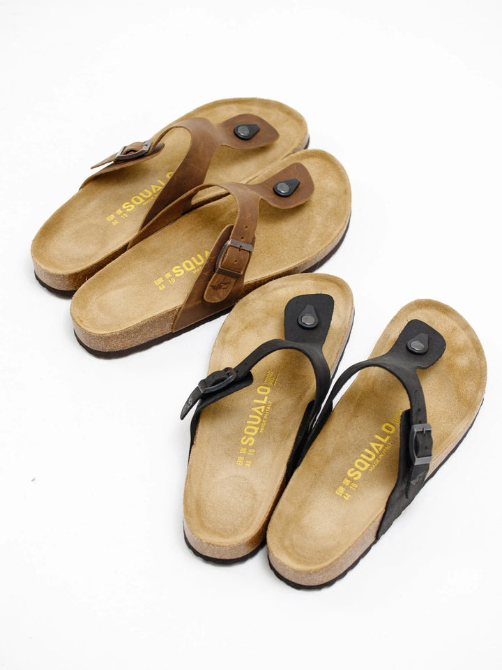 Mono Strap Sandal - Brown - Squalo Roma, image 2 of 3