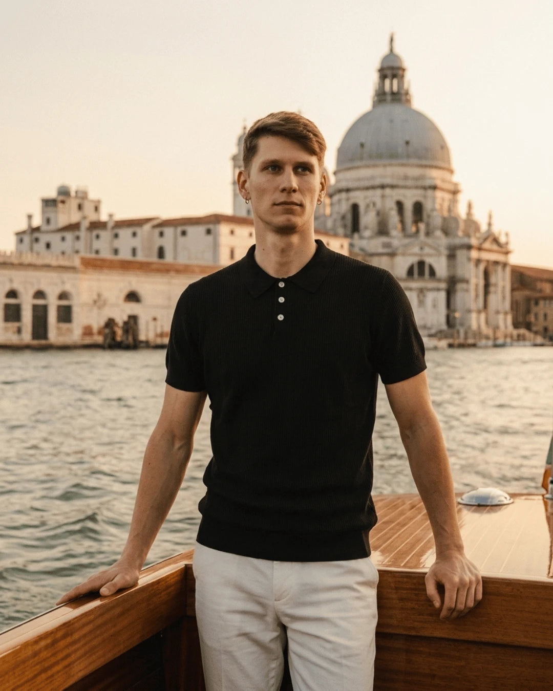 Polo Venezia Nero - Squalo Roma, image 2 of 2