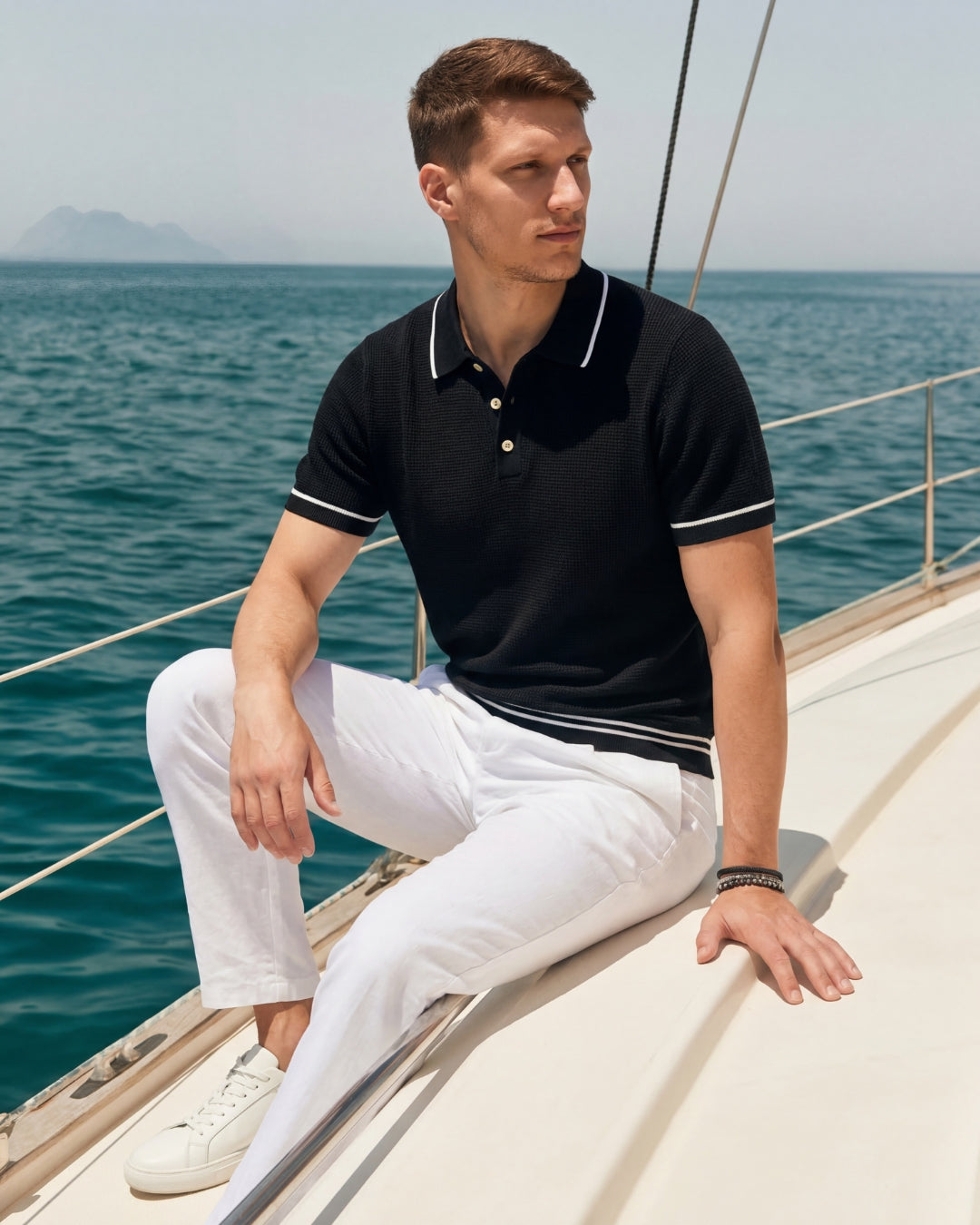Polo Bordo Nero - Squalo Roma, image 2 of 2
