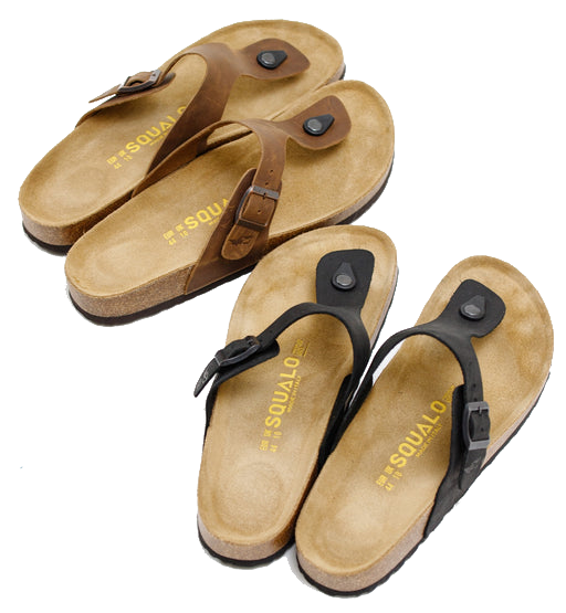 Squalo Roma cork footbed construction details