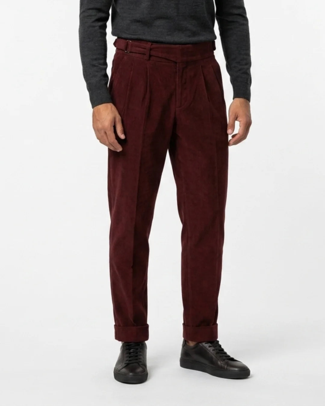Verona Corduroy Pleated Trouser