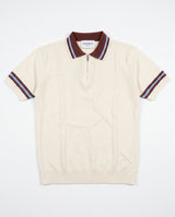 Gebreide poloshirt met structuur view 8