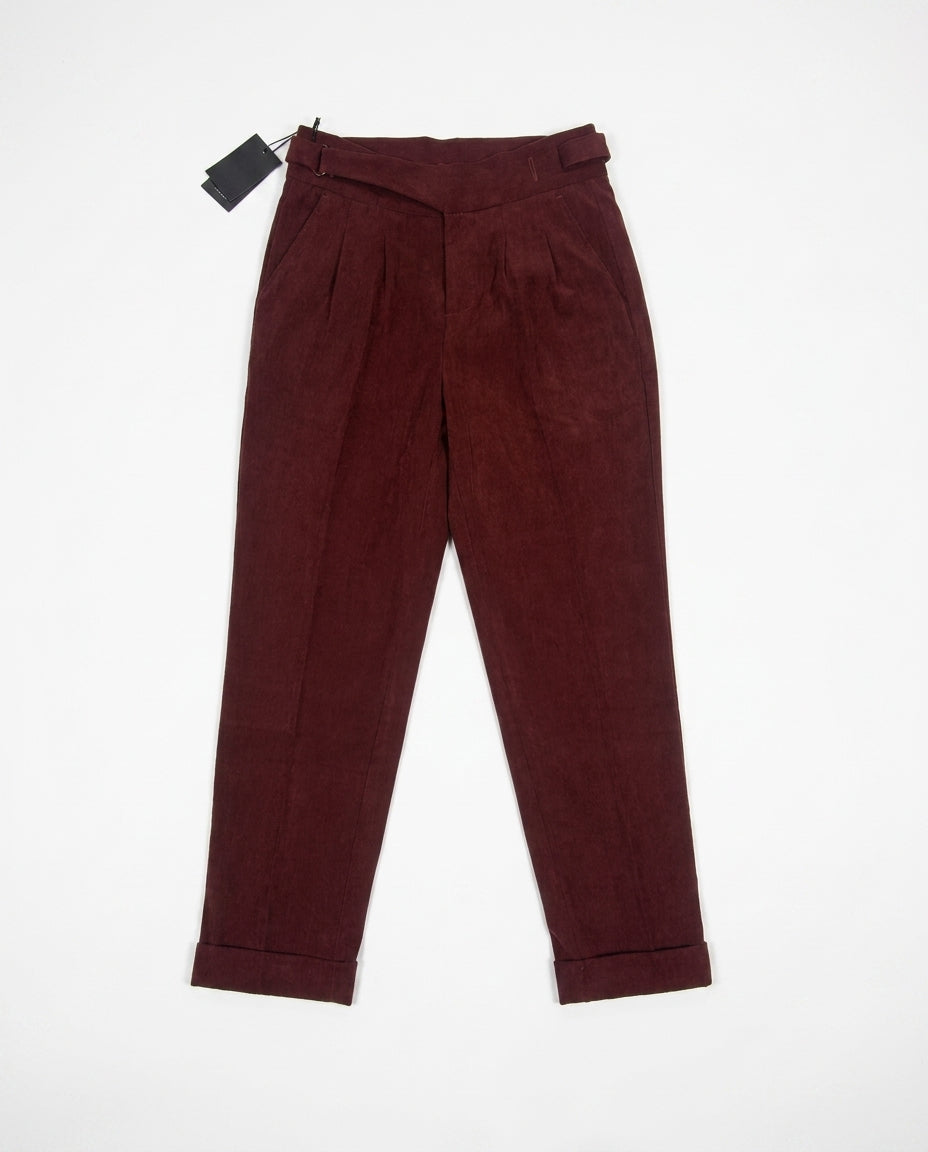 Verona Corduroy Pleated Trouser