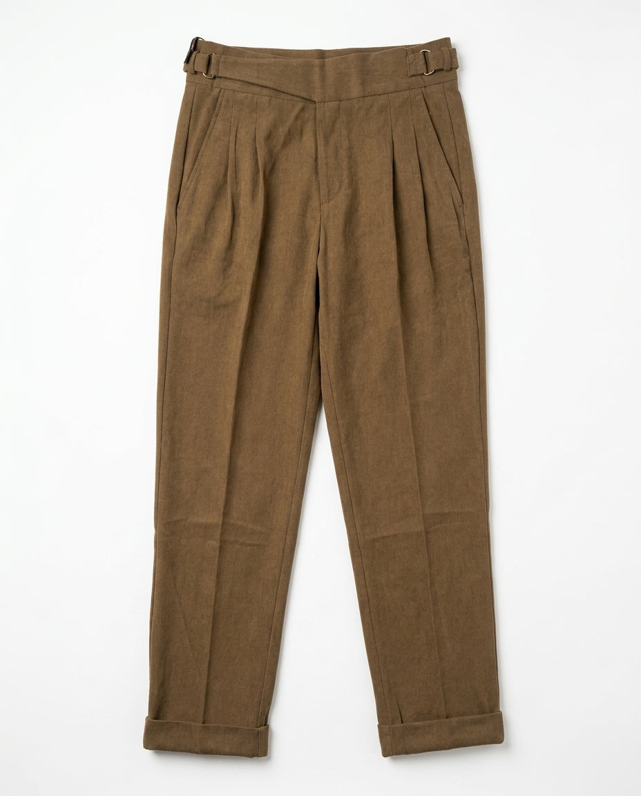 Verona Corduroy Pleated Trouser