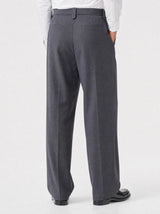 Wide-Leg Trousers, Grey view 3