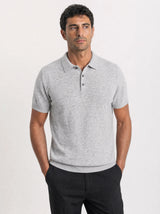 Classic Knit Polo, Light Grey view 1