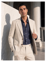 Linen Blazer, Natural view 2