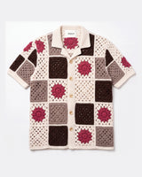 Vernazza Granny-Square Crochet Shirt - White view 3