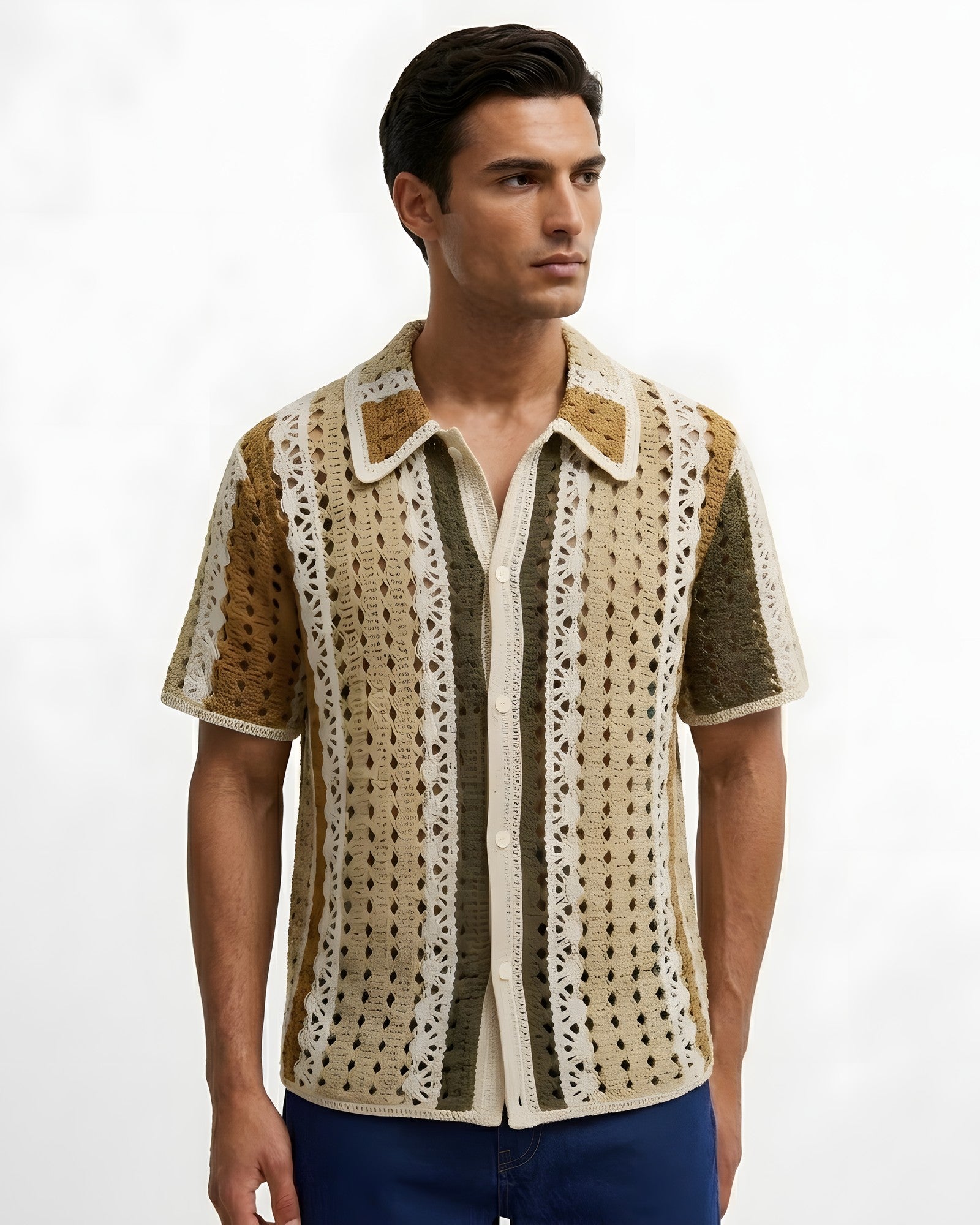 Cinque Terre Open-Knit Shirt