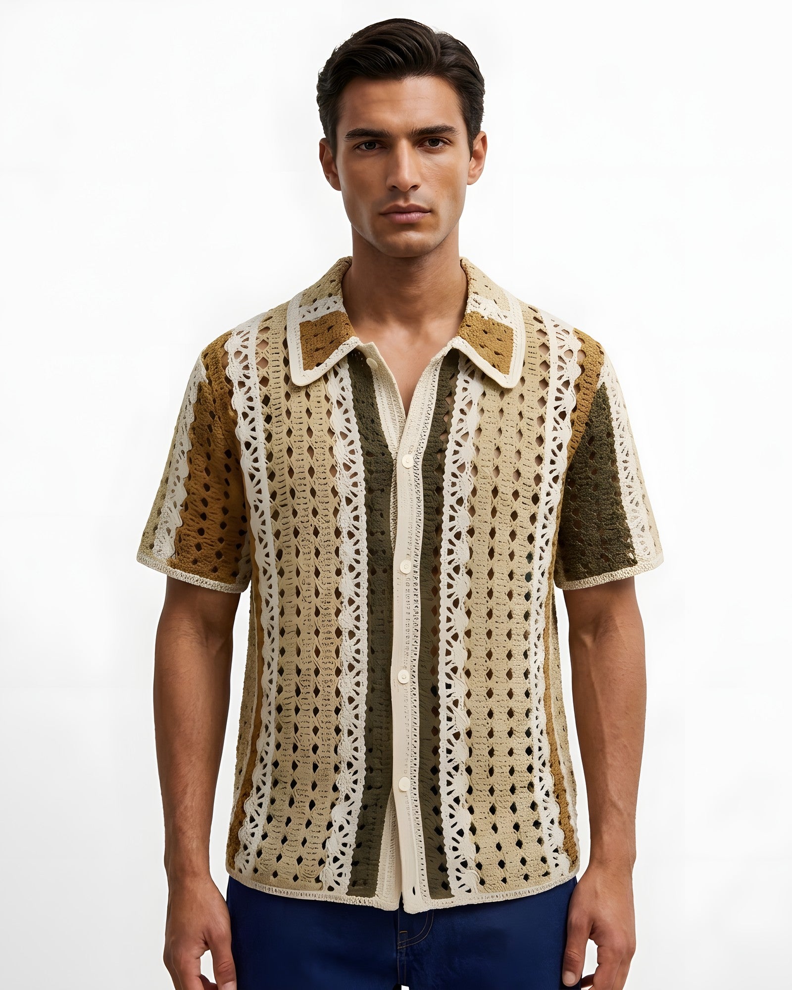 Cinque Terre Open-Knit Shirt