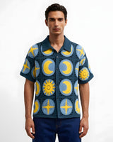 Celeste Crochet Camp Shirt view 1