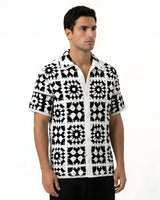 Vernazza Granny-Square Crochet Shirt view 2